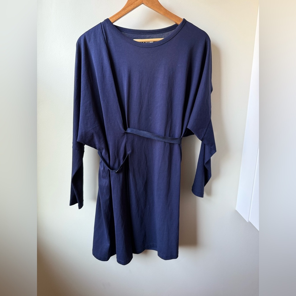 MAISON MARTIN MARGIELA MM6 Belted Mini Dress‎ Contemporary Avant Garde Dolman XS